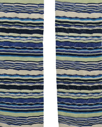 Missoni Missoni Navy Cobalt Mens Stripe Dress Socks-