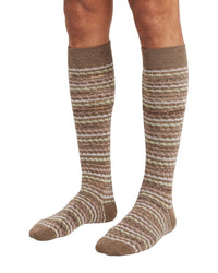 Missoni Missoni Camel Pink Mens Zigzag Knit Dress Socks-