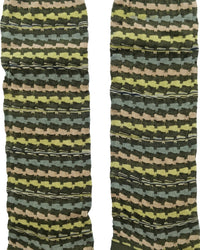 Missoni Missoni Olive Green Mens Zigzag Knit Dress Socks-