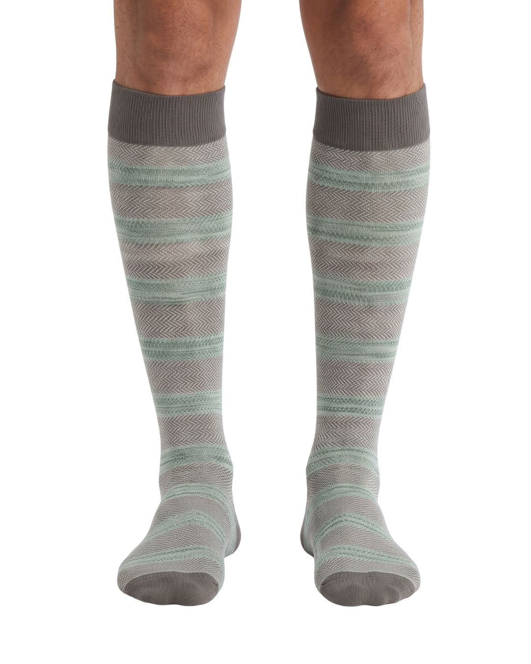 Missoni Missoni Taupe  Mens Micro Herringbone Dress Socks-