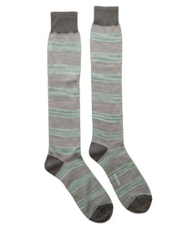 Missoni Missoni Taupe  Mens Micro Herringbone Dress Socks-