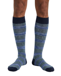 Missoni Missoni Navy Blue Mens Micro Herringbone Dress Socks-