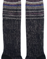 Missoni Missoni Black  Mens Micro Zigzag Dress Socks-