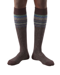 Missoni Missoni Brown Mens Micro Zigzag Dress Socks-