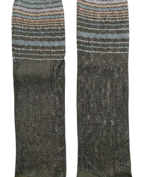 Missoni Missoni Olive Mens Micro Zigzag Dress Socks-