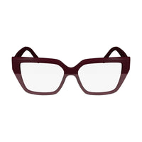 Salvatore Ferragamo Salvatore Ferragamo Sunglasses Square Full Rim, BURGUNDY Frame and Clear demo lens Lens SF2971601