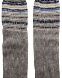 Missoni Missoni Grey Mens Micro Zigzag Dress Socks-