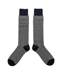 Missoni Missoni Navy Blue Mens Waffle Dress Socks-