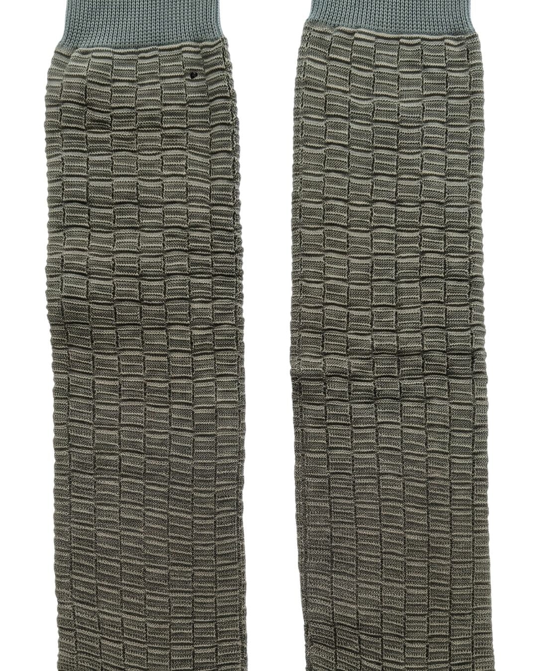 Missoni Missoni Green Mens Waffle Dress Socks-
