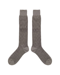 Missoni Missoni Taupe  Mens Waffle Dress Socks-