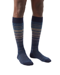 Missoni Missoni Teal Mens Pinstripe Dress Socks-S