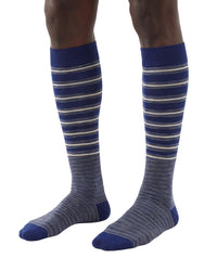 Missoni Missoni Royal Blue Mens Multistripe Dress Socks-