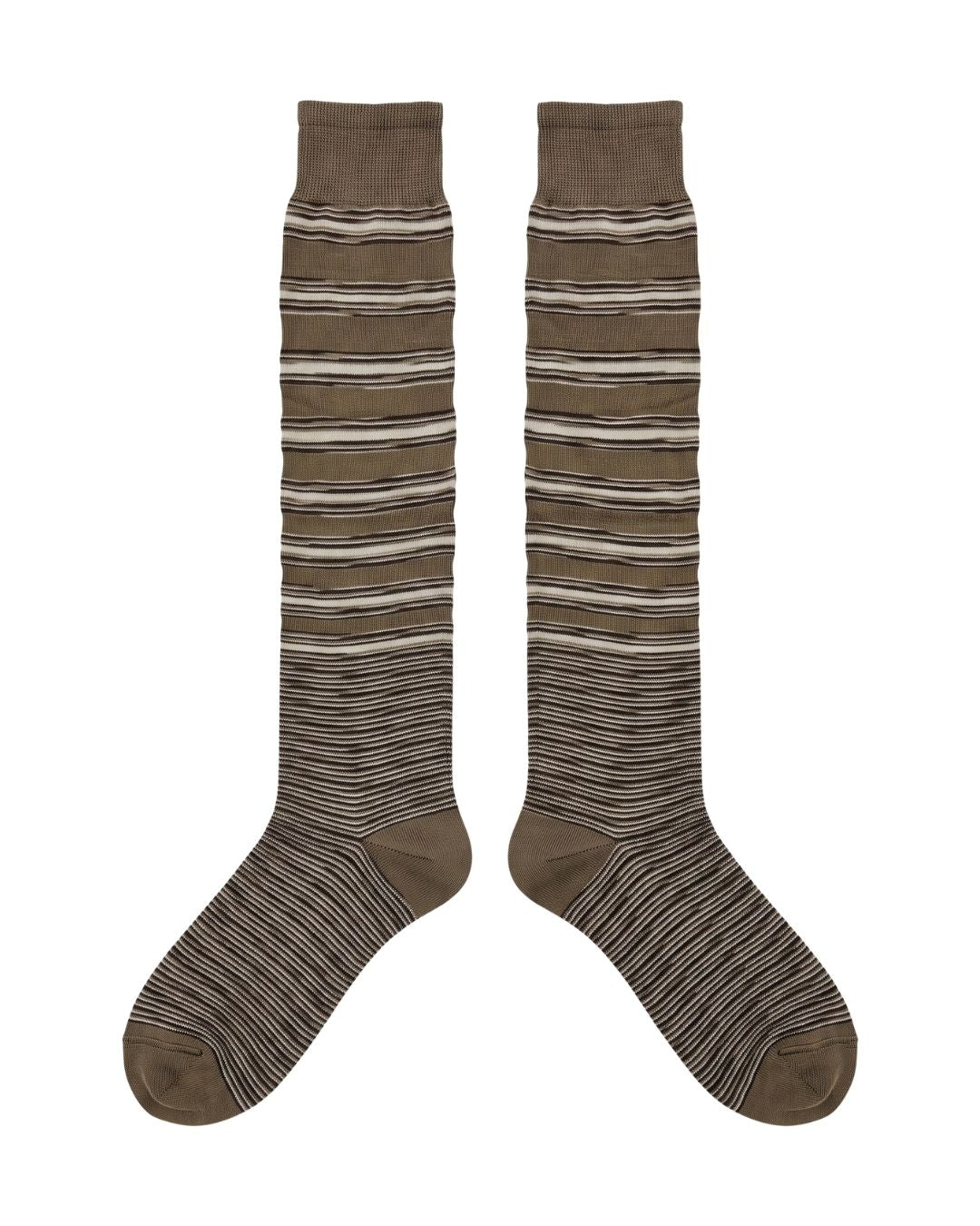 Missoni Missoni Camel  Mens Multistripe Dress Socks-