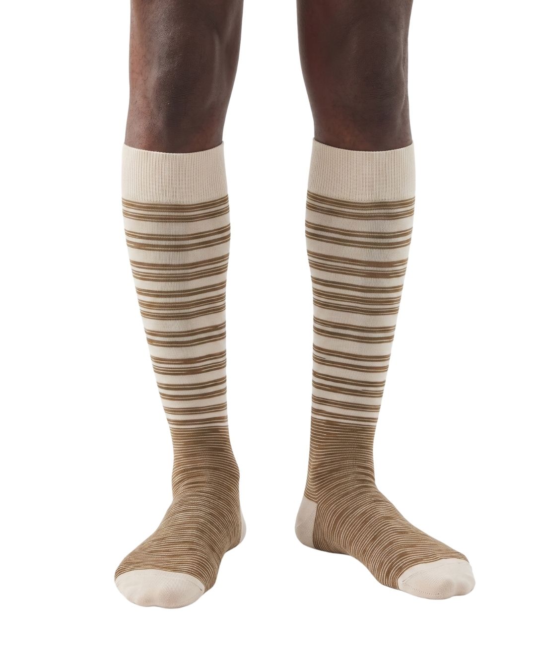 Missoni Missoni Cream Mens Multistripe Dress Socks-