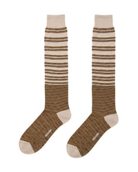 Missoni Missoni Cream Mens Multistripe Dress Socks-