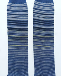 Missoni Missoni Light Blue Mens Pinstripe Dress Socks-