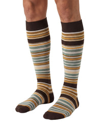 Missoni Missoni Brown Mens Multistripe Dress Socks-