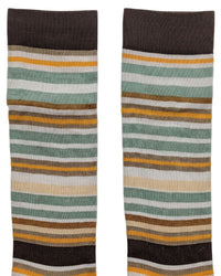Missoni Missoni Brown Mens Multistripe Dress Socks-
