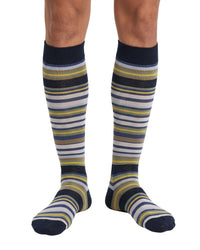 Missoni Missoni Navy  Mens Multistripe Dress Socks-S