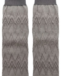 Missoni Missoni Taupe  Mens Chevron Dress Socks-M