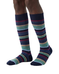 Missoni Missoni Multicolor Mens Classic Stripe Dress Socks-M