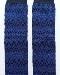 Missoni Missoni Royal Blue Mens Chevron Dress Socks-L