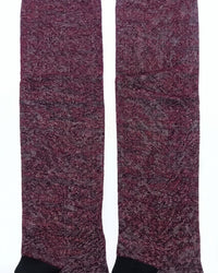 Missoni Missoni Burgundy Mens Micro Chevron Dress Socks-L