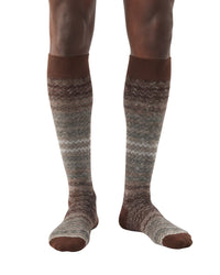 Missoni Missoni Brown Gradient Mens Chevron Dress Socks-M