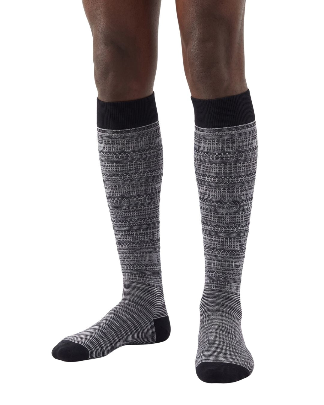 Missoni Missoni Black Steel Mens Waffle Dress Socks-M