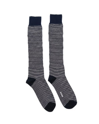 Missoni Missoni Black Steel Mens Waffle Dress Socks-M