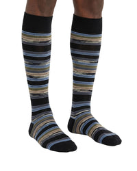 Missoni Missoni Dark Navy  Mens Stripe Dress Socks-S