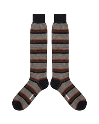 Missoni Missoni Black White  Mens Chevron Dress Socks-M