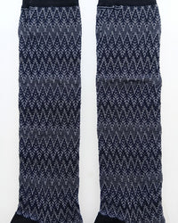 Missoni Missoni Sapphire Blue Mens Chevron Dress Socks-M