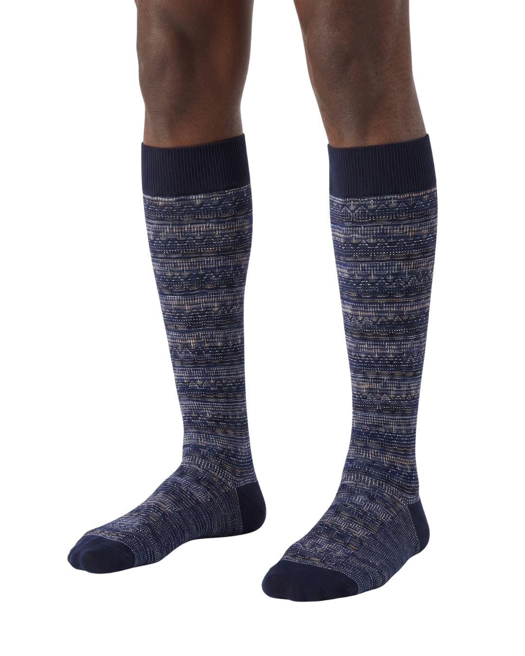 Missoni Missoni Sapphire Blue Mens Melange Dress Socks-