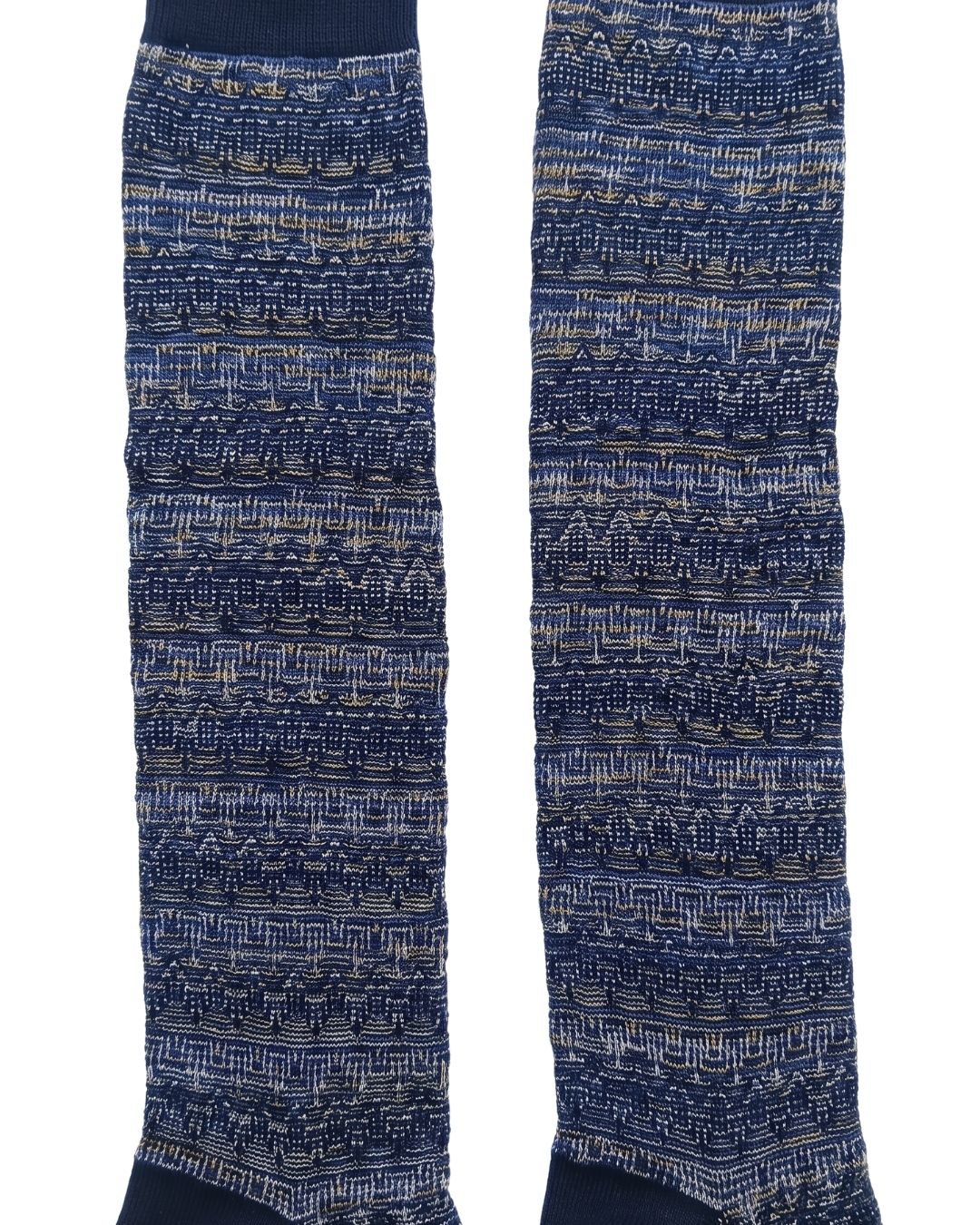 Missoni Missoni Sapphire Blue Mens Melange Dress Socks-