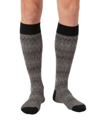 Missoni Missoni Black Taupe Mens Melange Dress Socks-L