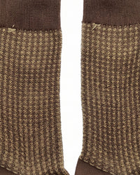 Missoni Missoni Camel Mens Waffle Crew  Socks-M