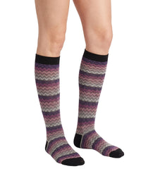 Missoni Missoni Magenta Womens Chevron Dress Socks-M
