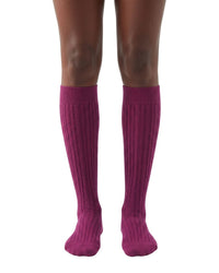 Missoni Missoni Fuschia Womens Ribbed Crew Socks-M