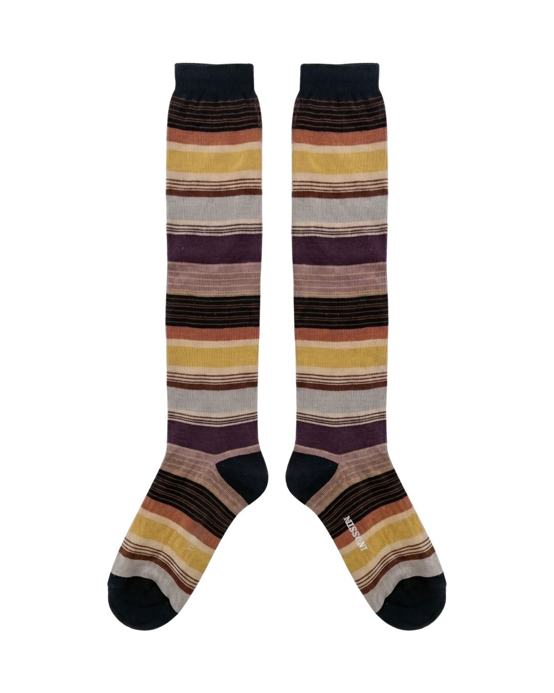Missoni Missoni Multicolor Womens Classic Stripe Dress Socks-S