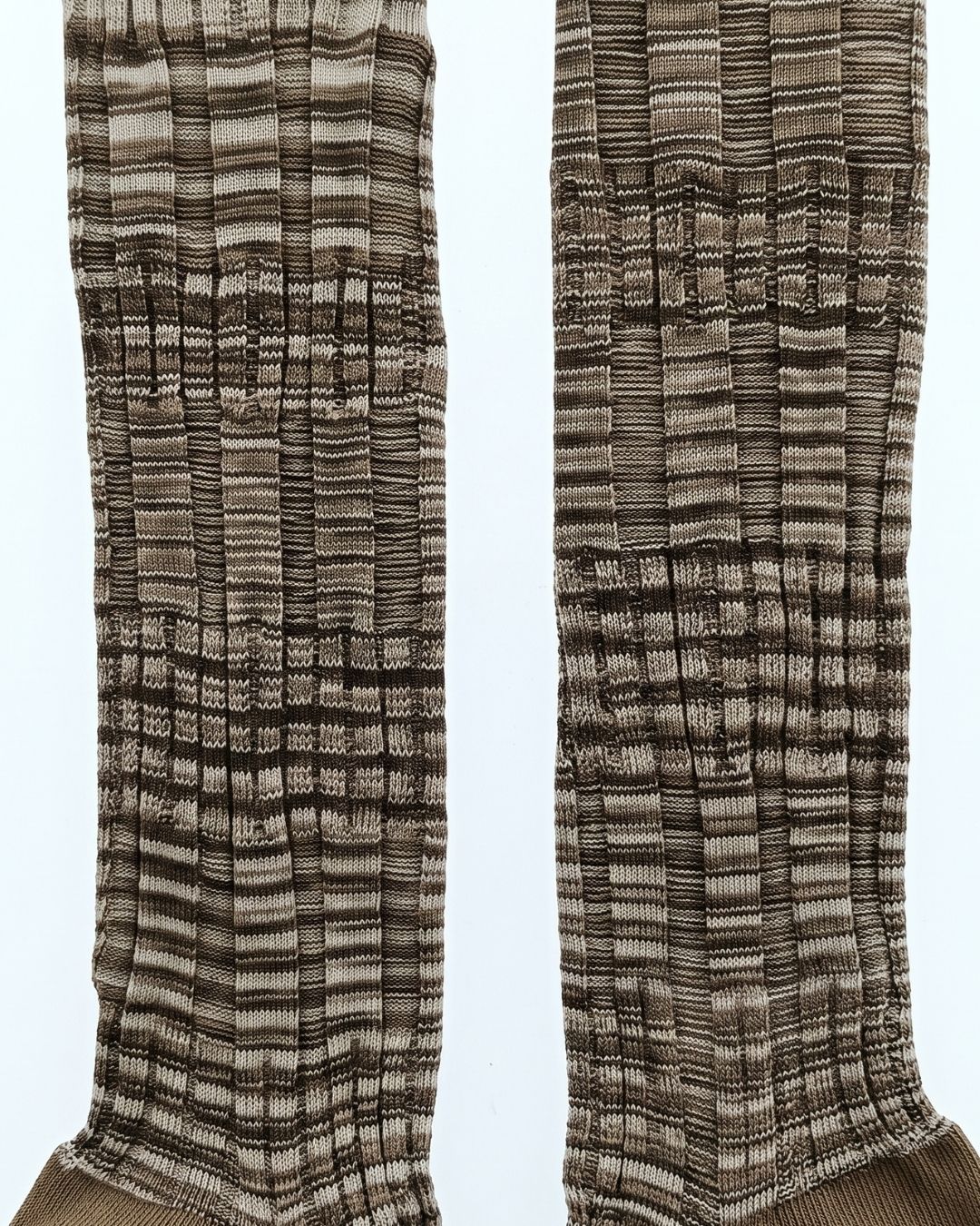 Missoni Missoni Taupe  Womens Waffle Dress Socks-L