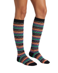 Missoni Missoni Black Multi Metallic Womens Dress Socks-M