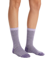 Missoni Missoni Metallic Lilac Womens Fine Stripe Socks-S