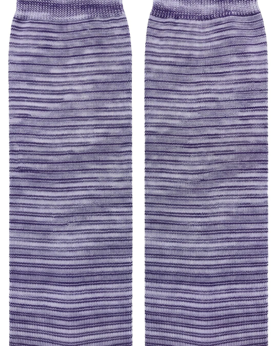 Missoni Missoni Metallic Lilac Womens Fine Stripe Socks-S