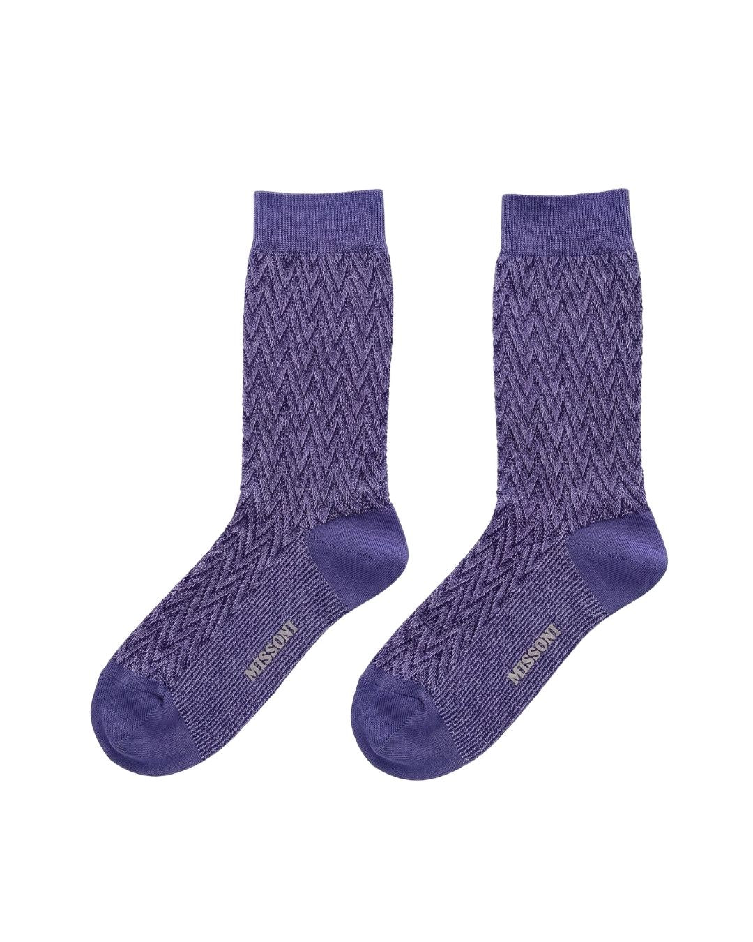 Missoni Missoni Lilac Womens Crew Socks-