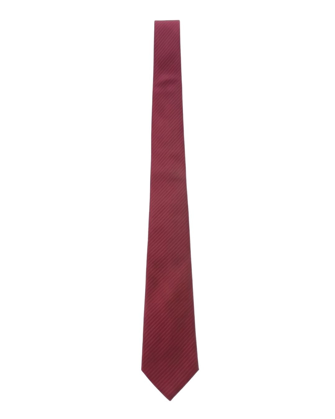 ARMANI COLLEZIONI Armani Collezione Mens Burgundy Tonal Stripe Neck Tie