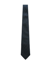 Armani Collezioni Mens Black / Gray Micro Dot Neck Tie