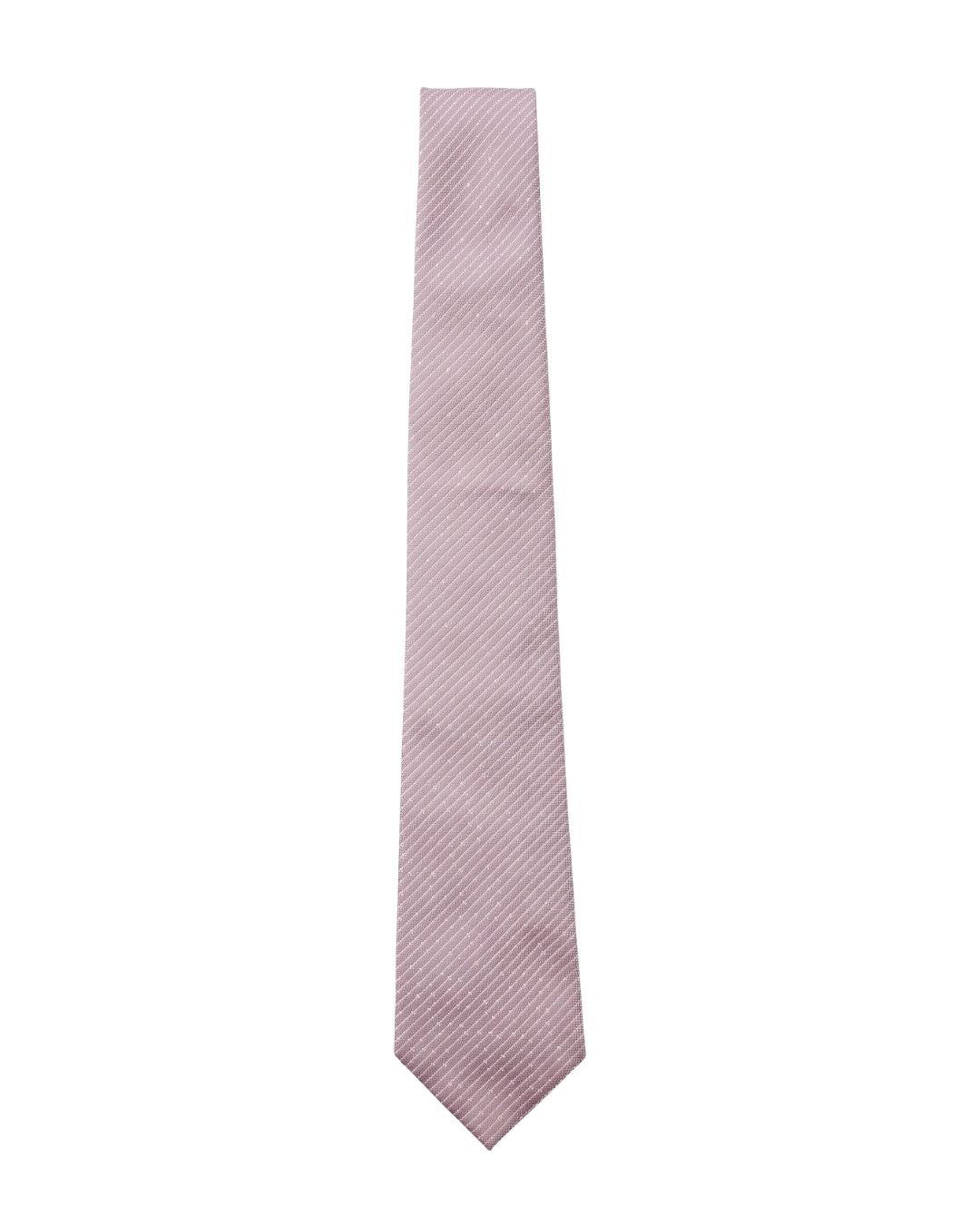 ARMANI COLLEZIONI Armani Collezioni Mens Dusty Pink Micro Dot Silk Neck Tie