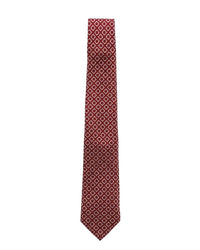 ARMANI COLLEZIONI Armani Collezione Mens Red / Beige Diamond Geometric Neck Tie