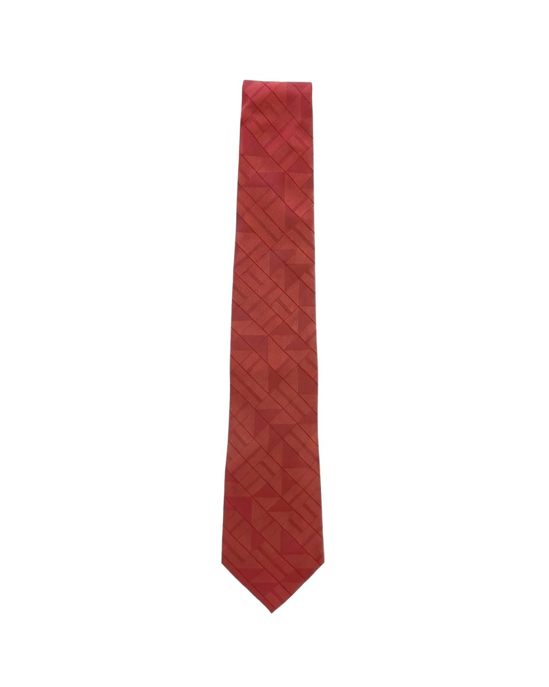 ARMANI COLLEZIONI Armani Collezione Mens Red Tonal Diamond Neck Tie